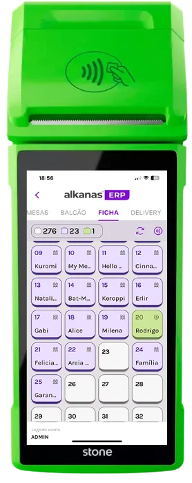 Maquineta Stone com Alkanas